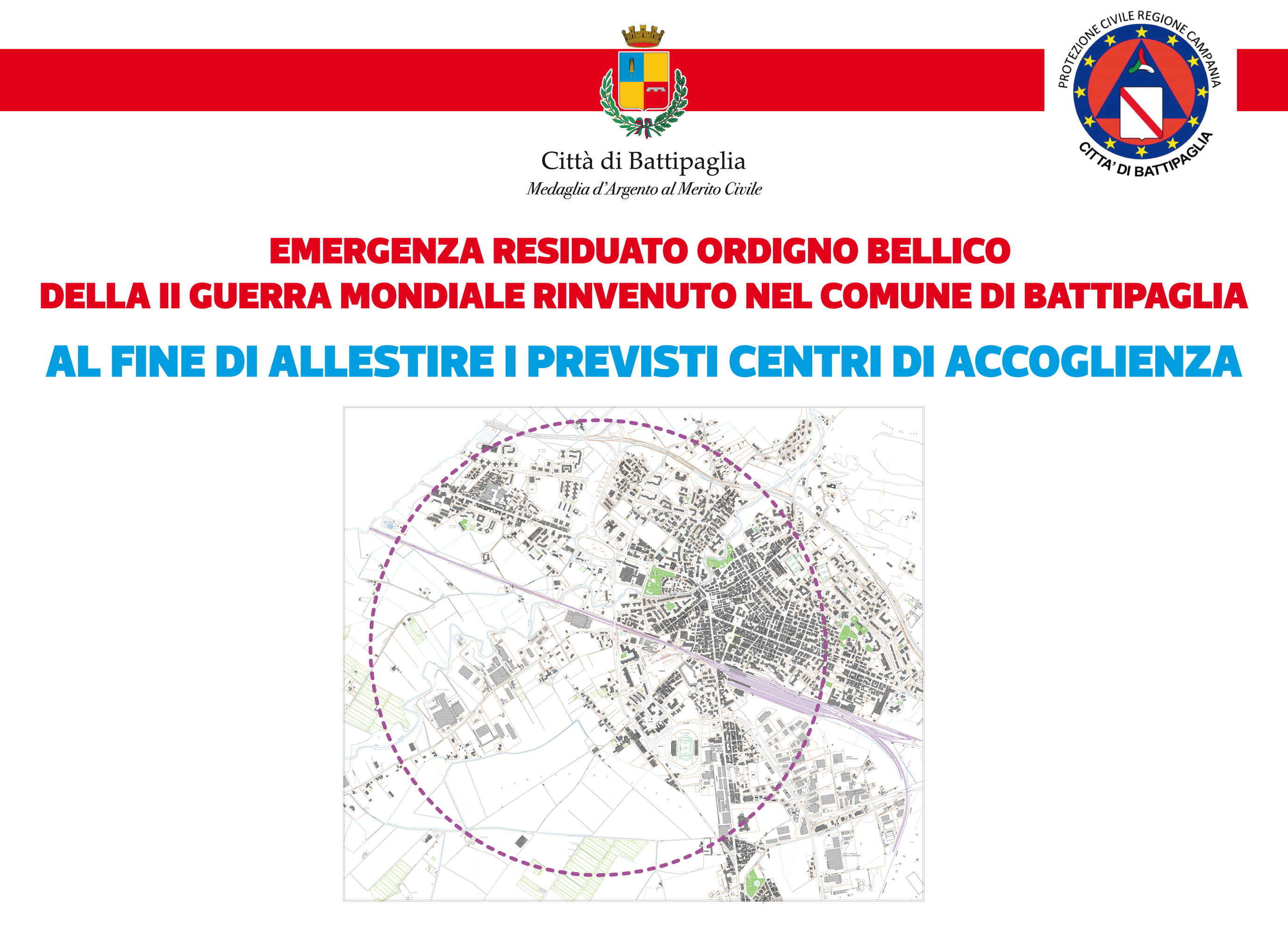 Evacuazione Per L’ordigno Bellico: Ecco Le Strade Da Sgomberare