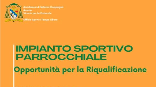 Impianti Sportivi Parrocchiali: Un Incontro A Pontecagnano Sul Come Riqualificarli