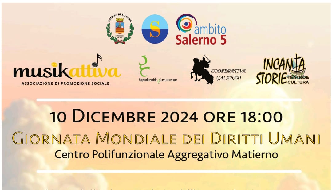 Promozione Dei Diritti Umani A Salerno: L’evento Del Centro Matierno Tra Arte E Musica